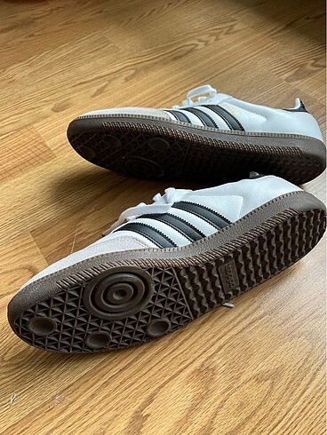 tek ebat Beden Orjinal Beyaz Adidas Samba 48 Numara