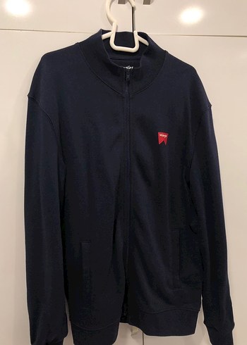 Wrangler Lacivert Fermuarlı Erkek Sweatshirt - Görsel 2