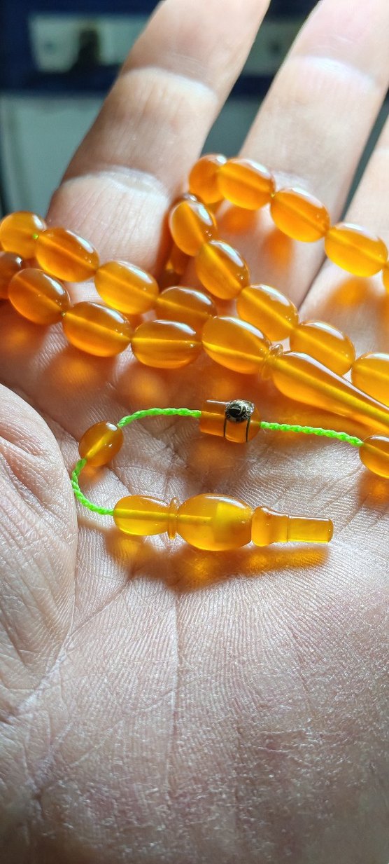 Eski katalin objeden tespih - Görsel 5