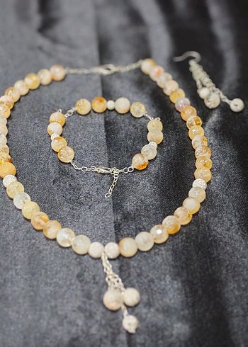 Sitrin taşı takım - Görsel 7