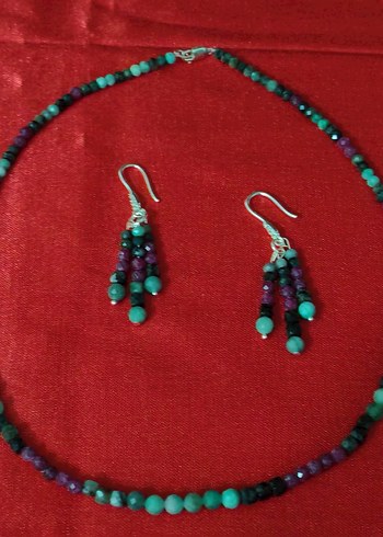 Yakut zümrüt takım - Görsel 5