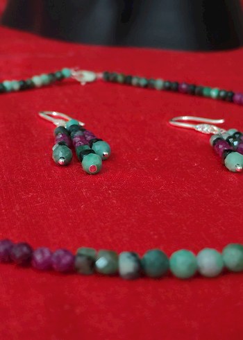 Yakut zümrüt takım - Görsel 3