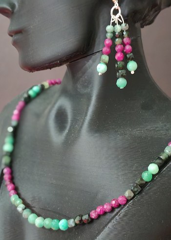 Yakut zümrüt takım - Görsel 2