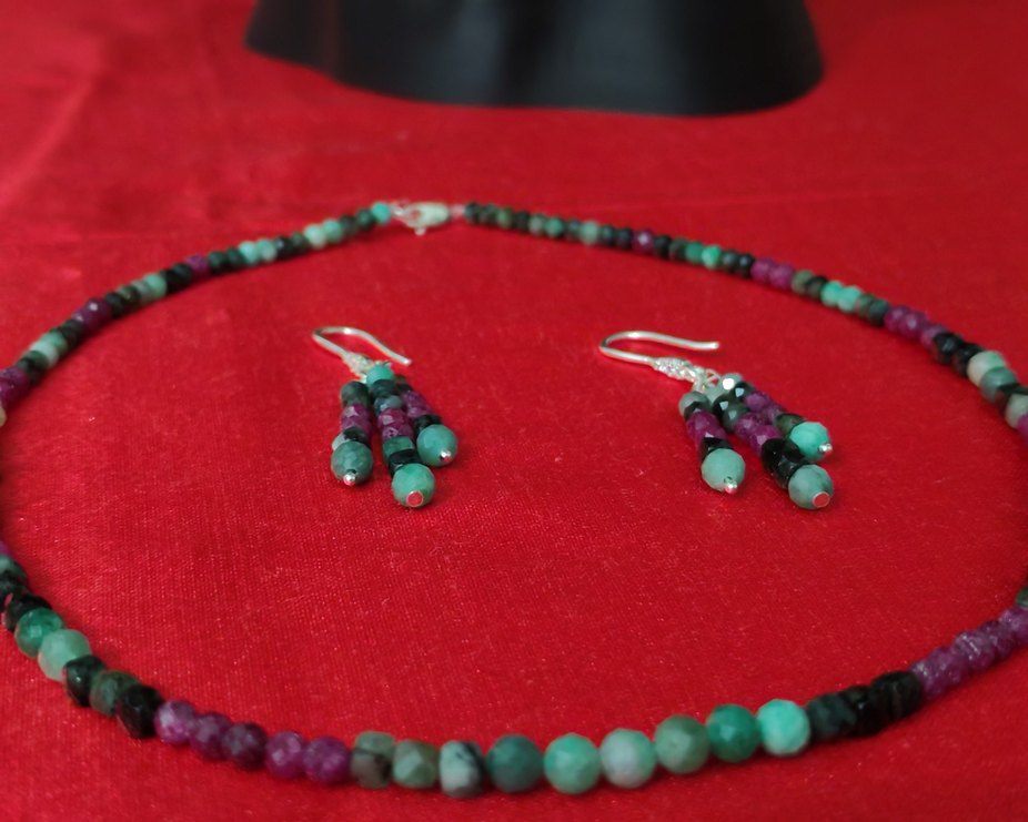 Yakut zümrüt takım - Görsel 4