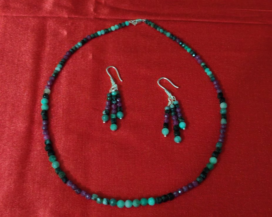 Yakut zümrüt takım - Görsel 5