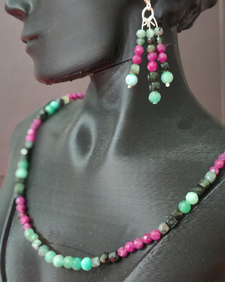 Yakut zümrüt takım - Görsel 2