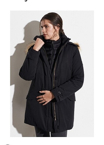 Lee Wrangler normal kesim parka kaban
