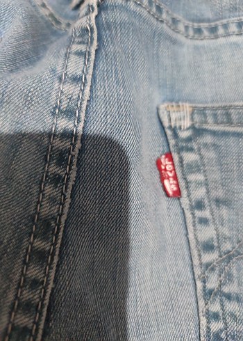 Levis Acik Mavi Denim Jean