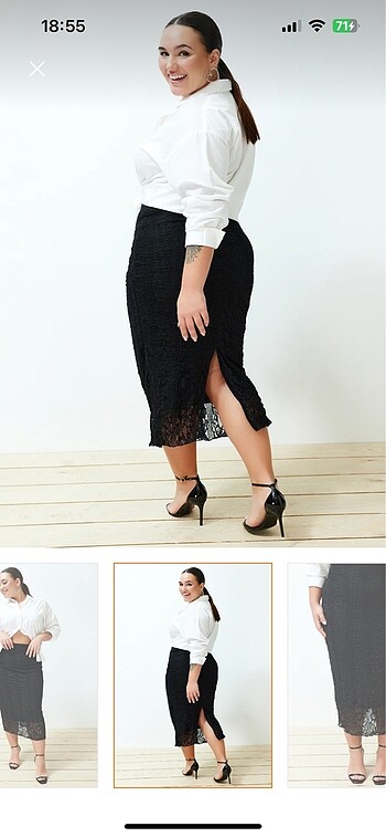 Trendyol & Milla Dantelli etek