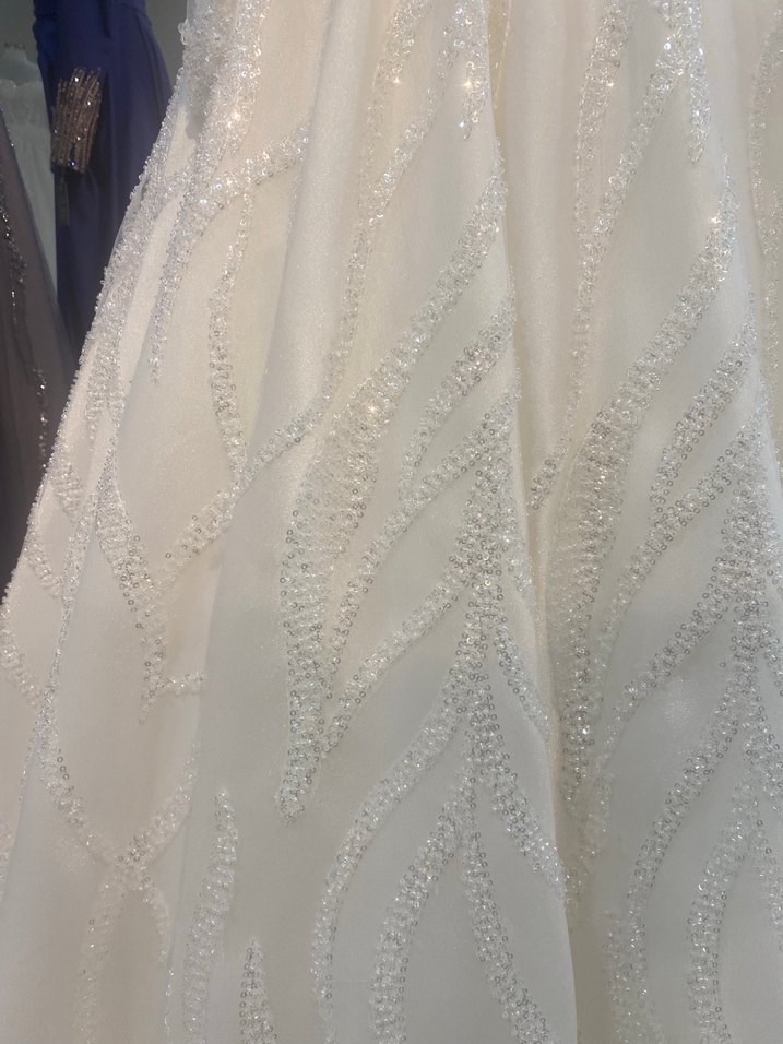 A kesim tesettür gelinlik - Görsel 3