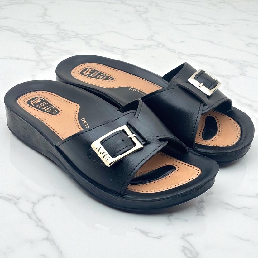 Siyah Kadın Dolgu Topuklu Terlik 3 Lü Set - Görsel 2