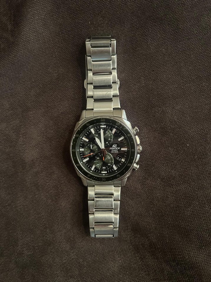 Casio Edifice Kronograf Çelik Kordon Erkek Kol Saati - Görsel 2