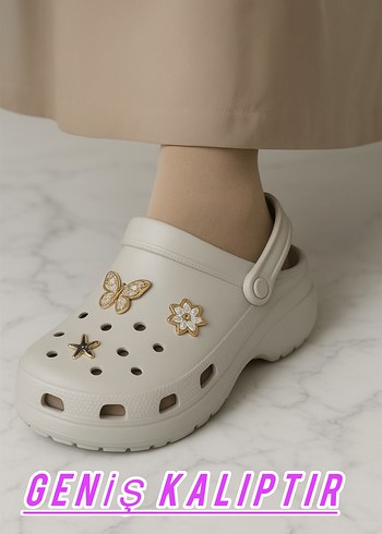 Sonimix Taşlı Comfort Crocs - Görsel 2