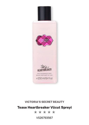  Beden Renk Victoria's Secret Heartbreaker Kadın Parfümü 250 ml