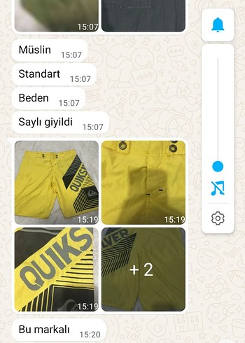 Quiksilver Sarı Desenli Erkek Şort - Görsel 3