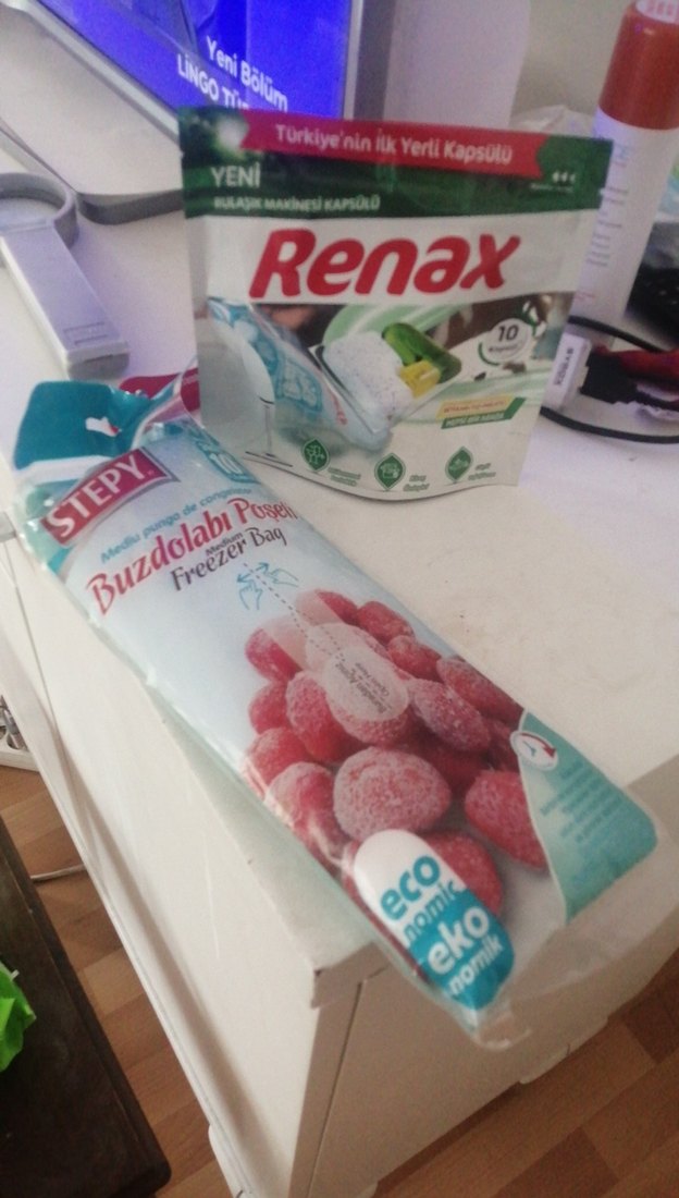 Renax Beyaz Pastel Dondurucu Poşeti - Görsel 2