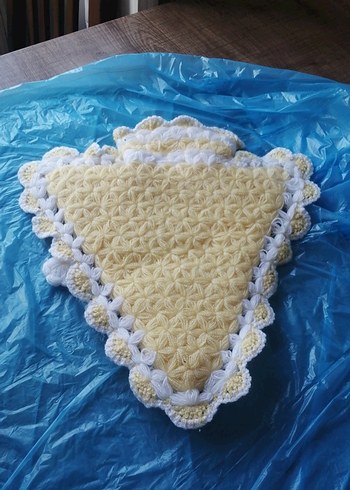 Nakışlı Bebek Önlüğü, Pastel Tonlarda lıfff - Görsel 5