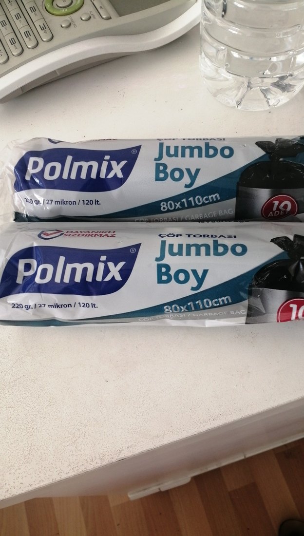 Polmix Jumbo Boy Çöp Torbası 80x110cm 10'lu - Görsel 2