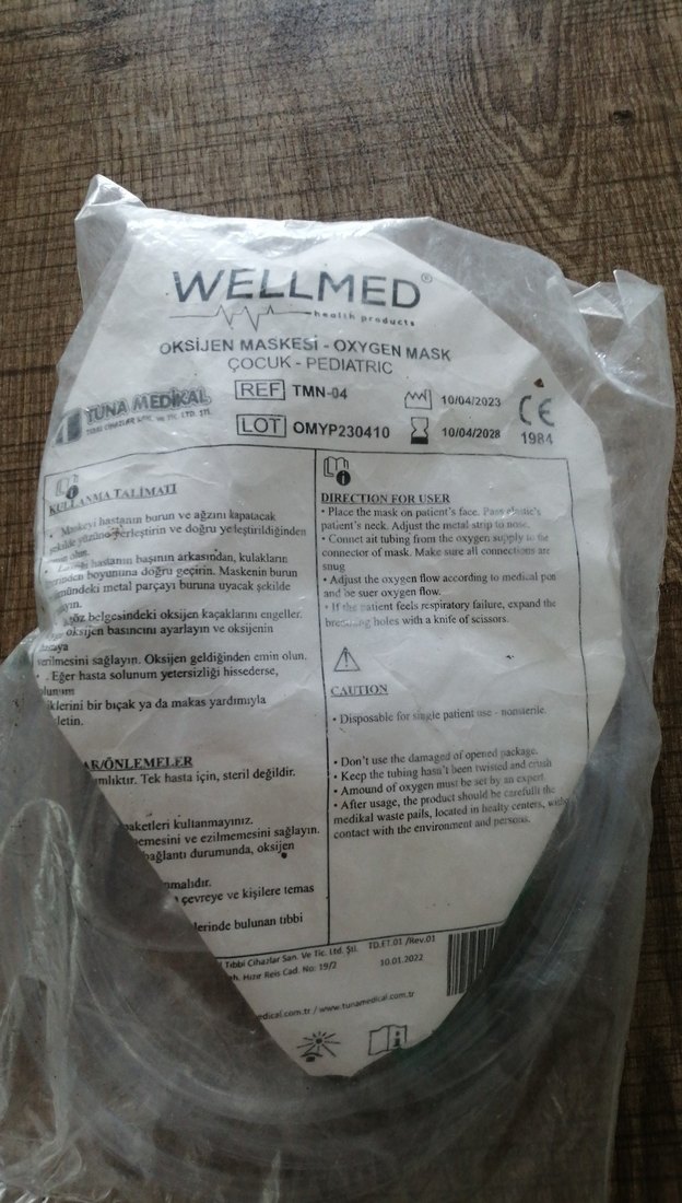 Yeşil Bebek maske  okjisen - Görsel 5