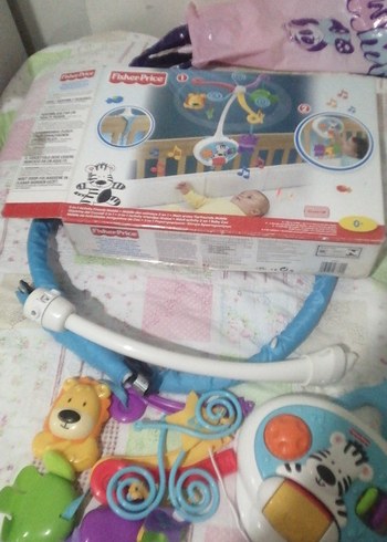 Fisher Price Renkli Müzikli Bebek Oyuncağı Seti
