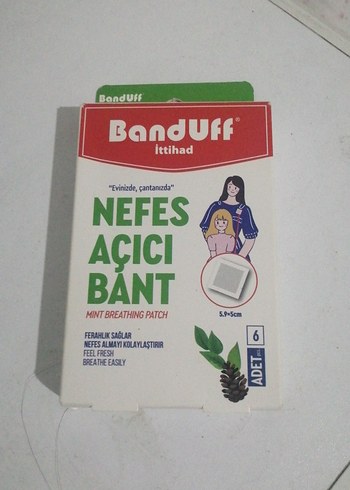 Beden BandUff Nefes Açıcı Bant 6'lı
