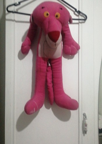  Beden Renk Uzun Pembe Peluş Oyuncak Pembe panter