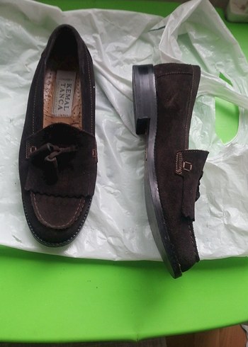 Kahverengi Erkek Çocuk Püsküllü Süet Loafer38 39 numara buyuk - Görsel 5