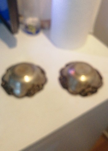 Altın Renkli Vintage metal tabakk - Görsel 7