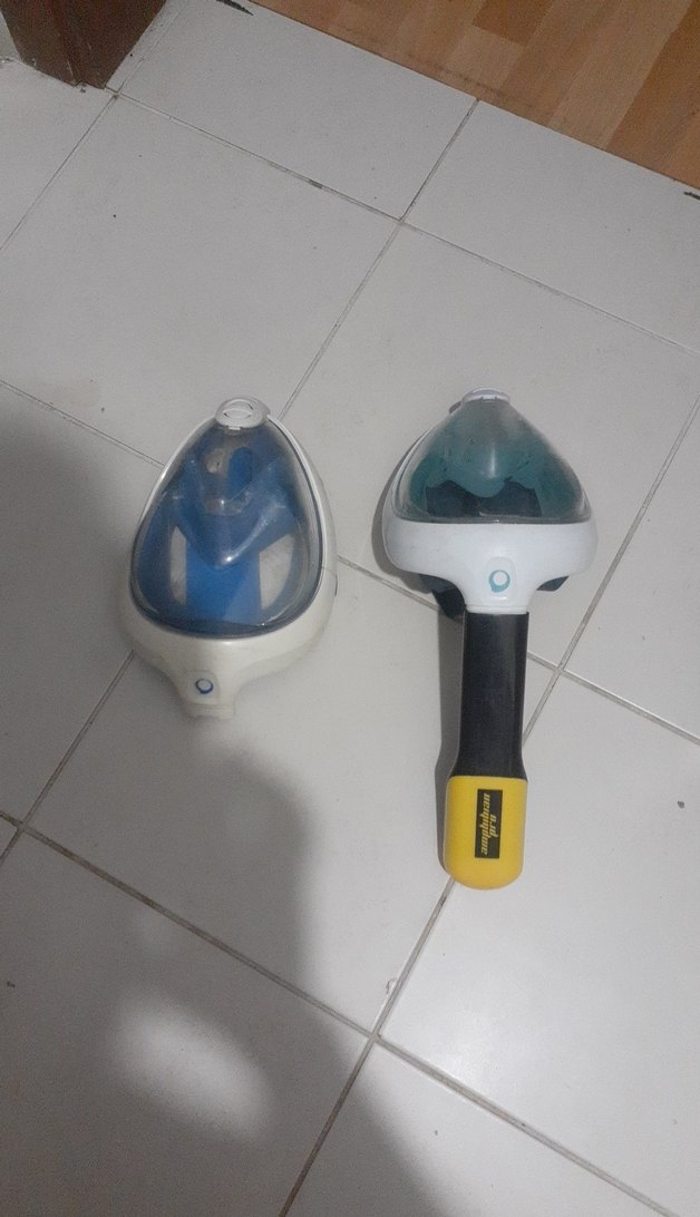 Mavi Mini Yüzme Gözlüğü Velcro Bantlı - Görsel 2