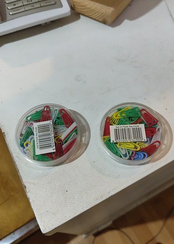 Renkli Plastik Ataş Seti 54 Parça - Görsel 2