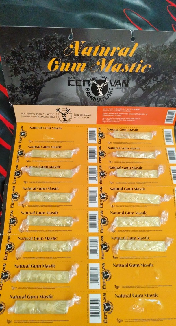 Natural Gum Mastic Doğal Sakız 1g - Görsel 2