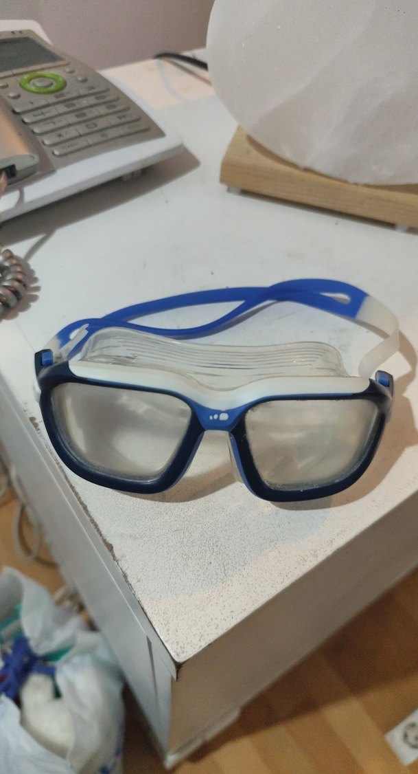 Mavi Elastik Yüzme Gözlüğü - Görsel 2