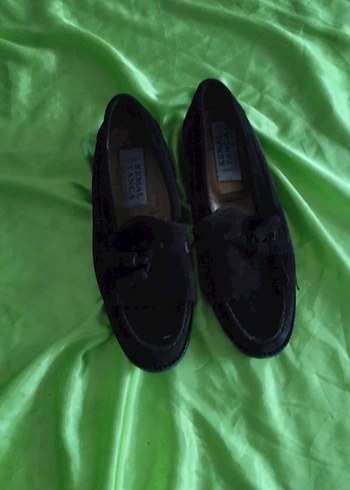 Koyu Siyah Süet Tokalı Erkek Çocuk Loafer Ayakkabı. 38 - Görsel 4