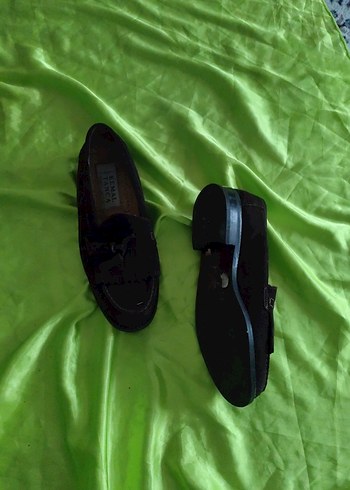 Koyu Siyah Süet Tokalı Erkek Çocuk Loafer Ayakkabı. 38 - Görsel 6