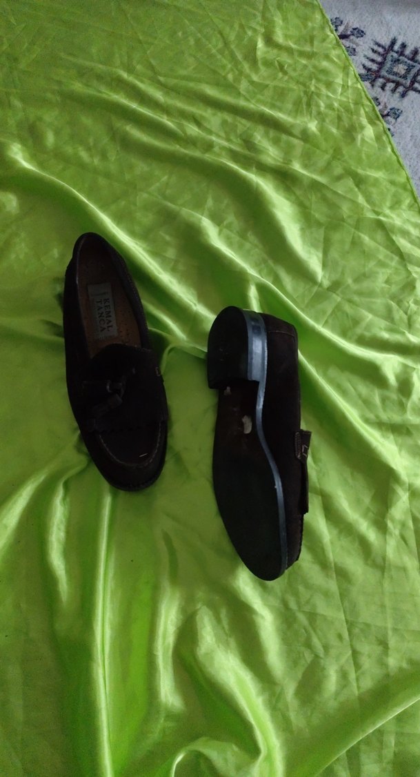 Koyu Siyah Süet Tokalı Erkek Çocuk Loafer Ayakkabı. 38 - Görsel 5