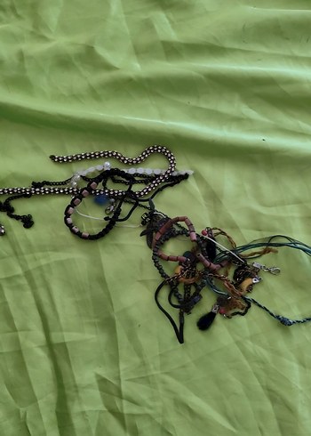 Kadın Çoklu Zincir Detaylı Bohem El Zinciri bileklik - Görsel 4