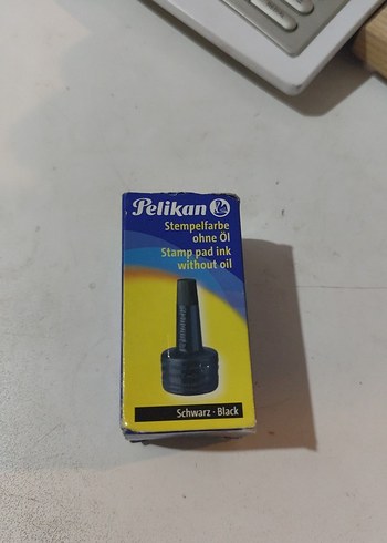 Pelikan Siyah Yağsız Damga Mürekkebi - Görsel 4
