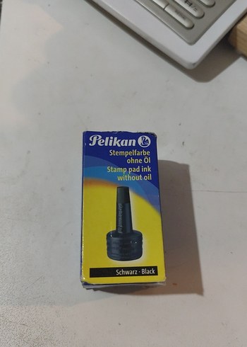 Pelikan Siyah Yağsız Damga Mürekkebi - Görsel 5