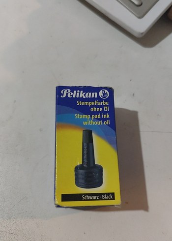 Pelikan Siyah Yağsız Damga Mürekkebi - Görsel 2