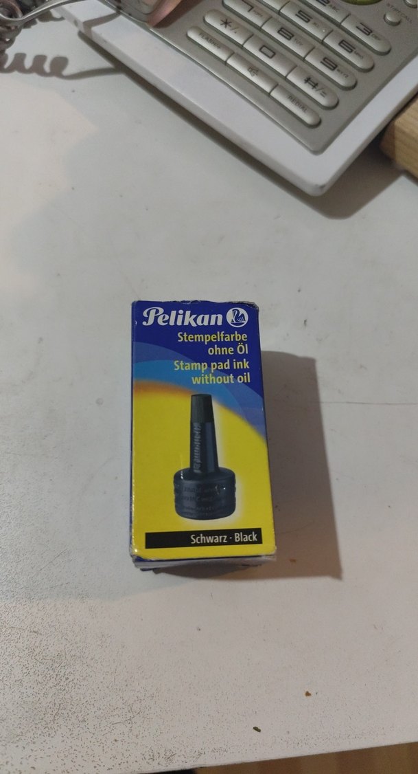 Pelikan Siyah Yağsız Damga Mürekkebi - Görsel 4