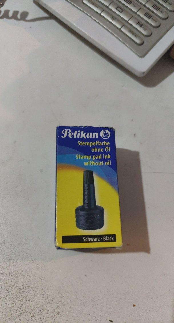 Pelikan Siyah Yağsız Damga Mürekkebi - Görsel 2