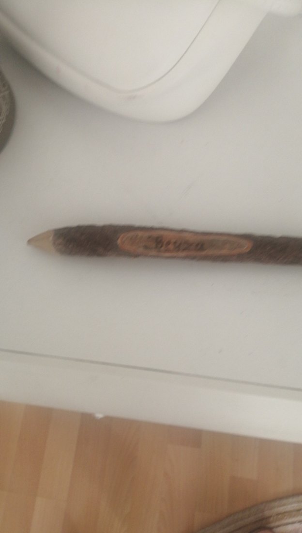 Koyu Kahverengi Kaş Kalemi. İsimli kalem - Görsel 4