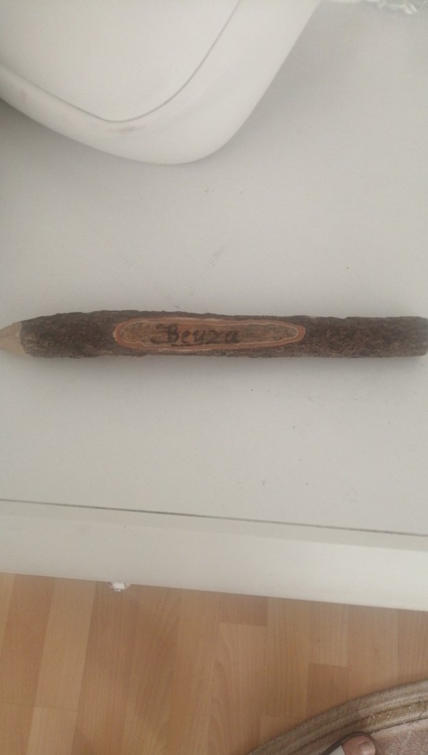 Koyu Kahverengi Kaş Kalemi. İsimli kalem - Görsel 2