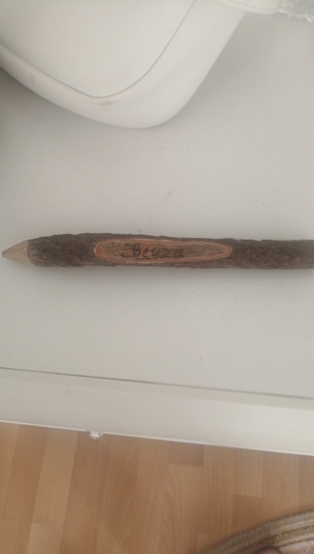 Koyu Kahverengi Kaş Kalemi. İsimli kalem - Görsel 3