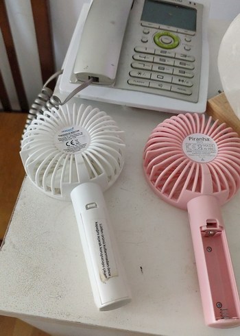 Pembe Taşınabilir Mini Vantilatör boxuk - Görsel 8