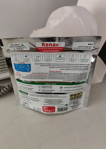 Renax Bulaşık Makinesi Kapsülü 10'lu - Görsel 4
