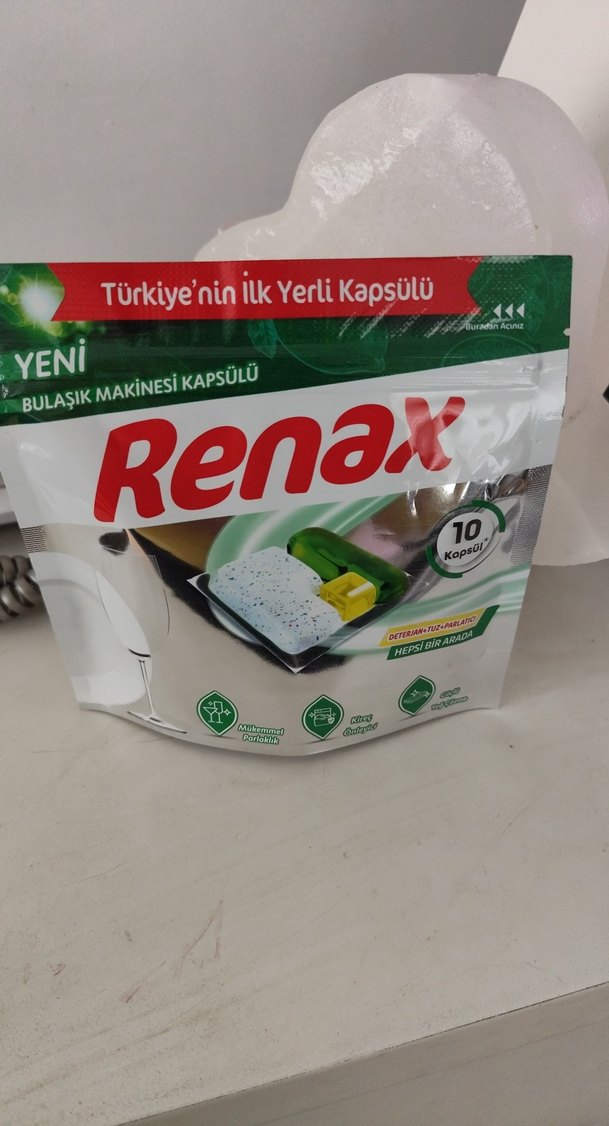 Renax Bulaşık Makinesi Kapsülü 10'lu - Görsel 3