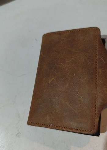 Kahverengi Minimalist Erkek Cüzdan - Görsel 4