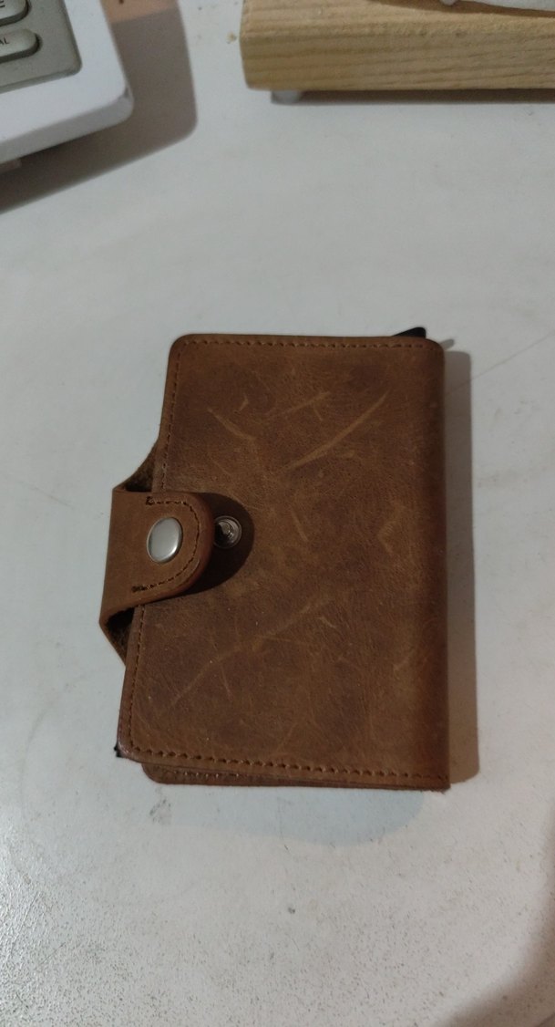 Kahverengi Minimalist Erkek Cüzdan - Görsel 3