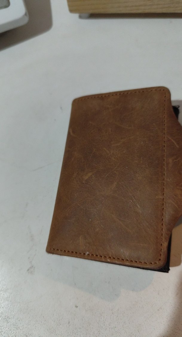 Kahverengi Minimalist Erkek Cüzdan - Görsel 4
